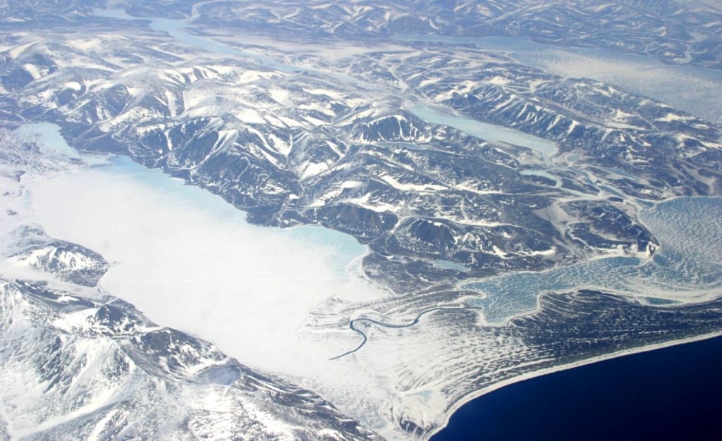 Территории Большого Арктического заповедника - самого большого по площади в России и Евразии (41,692 кв. км)