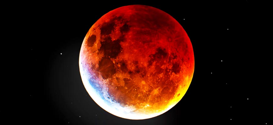 Почему Луна бывает красная?